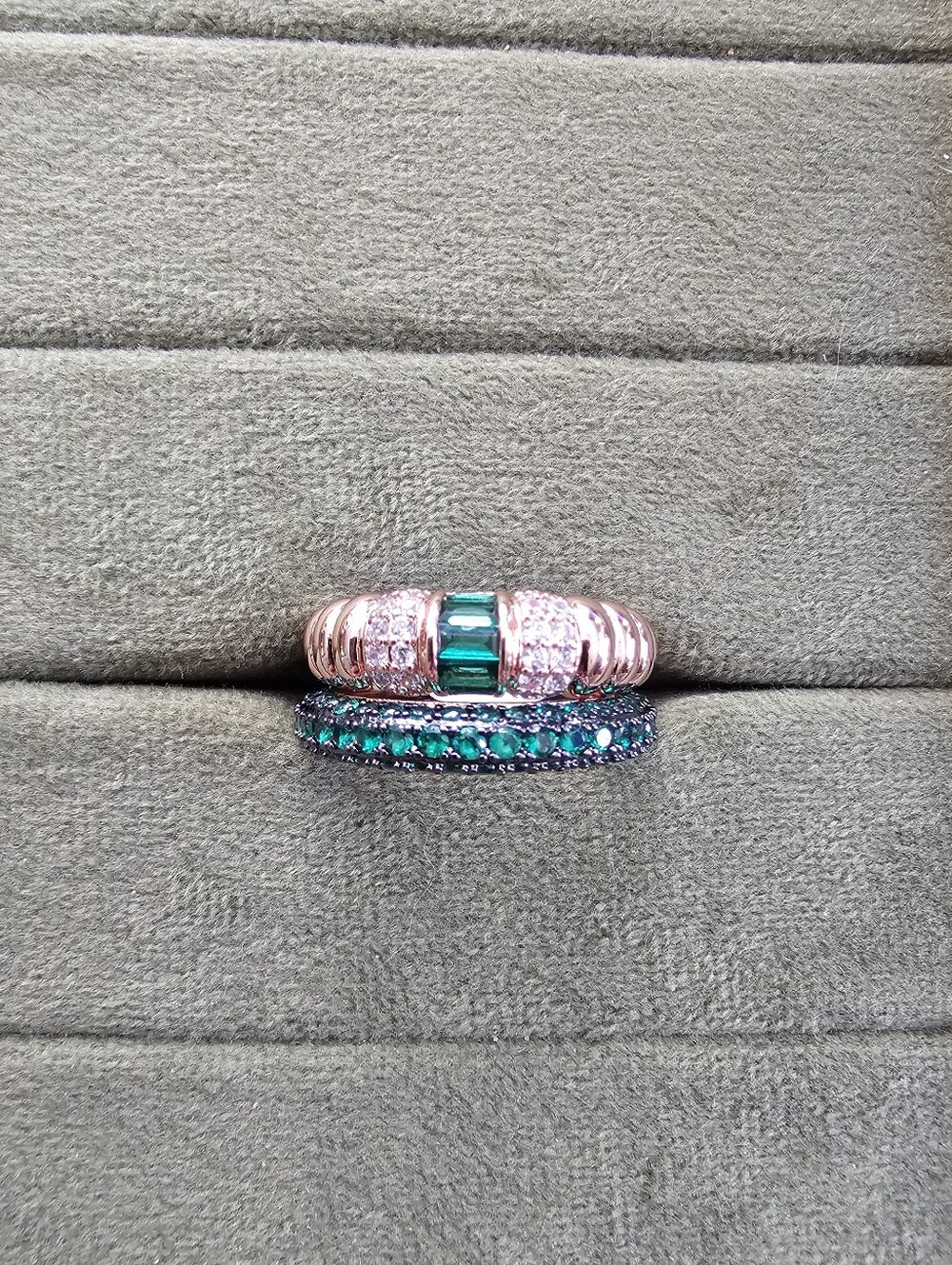 Gold Plated Ring Set Size 9